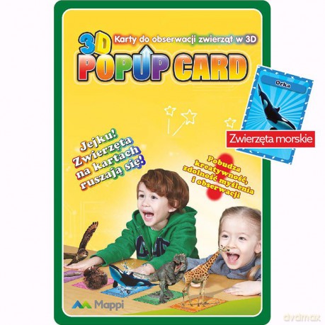 Karty popup 3D Zwierzęta morskie