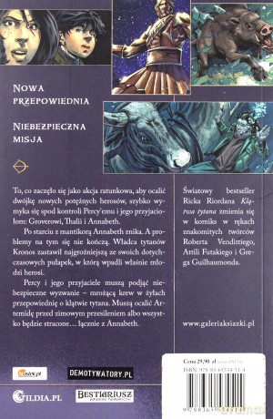 Klątwa Tytana Percy Jackson i bogowie olimpijscy (Tom 3) - Rick Riordan [KOMIKS]