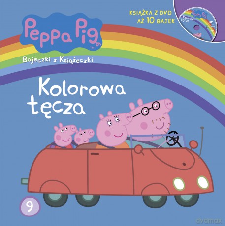 Kolorowa tęcza Świnka Peppa Bajeczki z książeczki (booklet) [DVD]