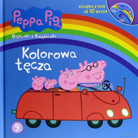 Kolorowa tęcza Świnka Peppa Bajeczki z książeczki (booklet) [DVD]