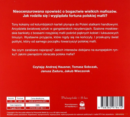 Masa o pieniądzach polskiej mafii - Artur Górski [AUDIOBOOK]