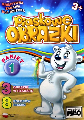 Piaskowe obrazki pakiet 1