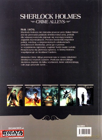 Pierwsza sprawa Sherlock Holmes crime alleys (Tom 1) - Sylvain Cordurie [KOMIKS]
