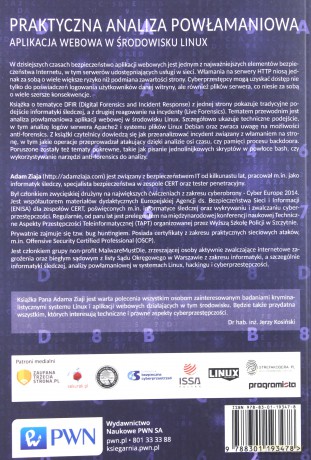 Praktyczna analiza powłamaniowa. Aplikacja webowa w środowisku linux - Adam Ziaja [KSIĄŻKA]