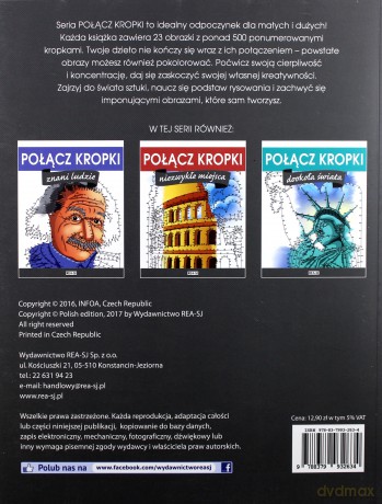 Zwierzęta. Połącz kropki [KSIĄŻKA]