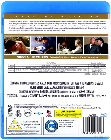 Kramer Vs Kramer (Sprawa Kramerów) [Blu-Ray]