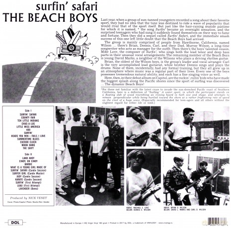 Beach Boys: Surfin' Safari + Candix Recordings [Winyl]