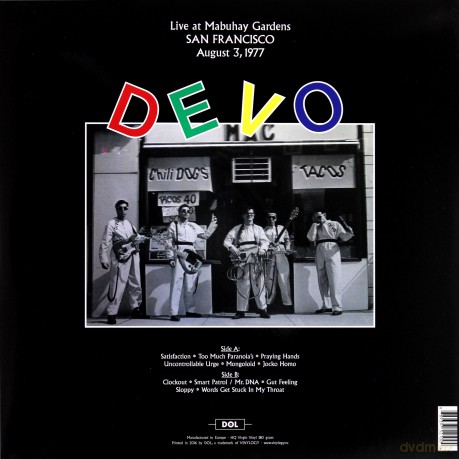 Devo: Live At Mabuhay Gardens San Francisco CA - August 3 1977 [Winyl]