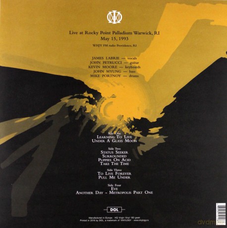 Dream Theatre: Live at Rocky Point Palladium Warwick Providence RI - May 15 1993 [2xWinyl]