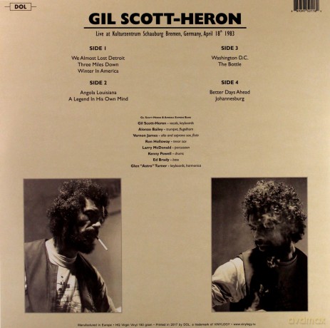 Gil Scott-Heron: Kulturzentrum Schauburg Bremen Germany April 18 1983 [2xWinyl]