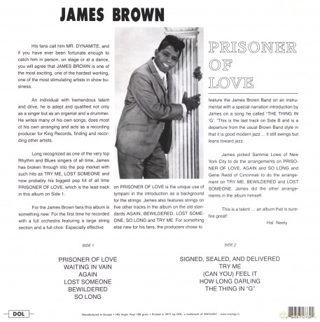 James Brown: Prisoner Of Love [Winyl]