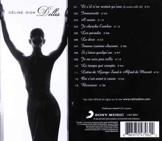 Celine Dion: D'elles Collaboration With French Writers [CD]