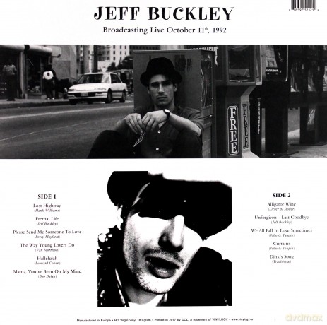 Jeff Buckley: Broadcasting Live October 11th 1992 [Winyl]