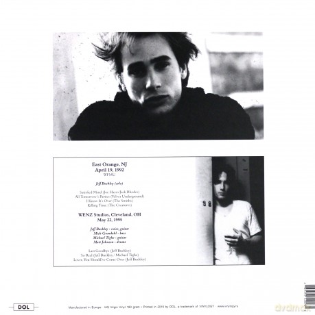 Jeff Buckley: Live At East Orange NJ - April 19 1992 & Cleveland OH - May 22 1995 [Winyl]
