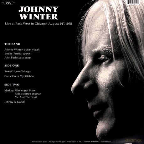 Johnny Winter: Live at Park West in Chicago August 24th 1978 [Winyl]