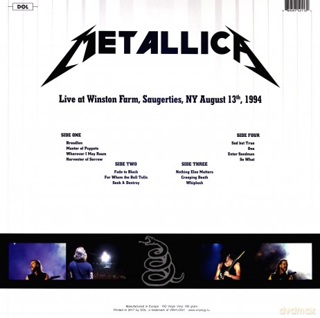 Metallica: Live at Winston Farm Saugerties NY August 13 1994 [2xWinyl]