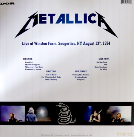 Metallica: Live at Winston Farm Saugerties NY August 13 1994 [2xWinyl]