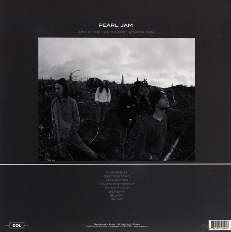Pearl Jam: Live At The Fox Theatre. Atlanta. Ga - 1994 [Winyl]