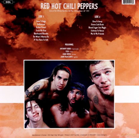 Red Hot Chili Peppers: Live at Pat O'Brien Pavilion Del Mar CA December 28th 1991 [Winyl]