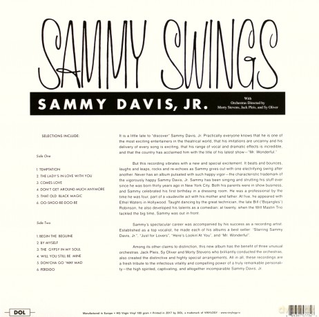 Sammy Davis Jr.: Sammy Swings [Winyl]
