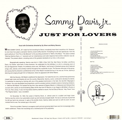 Sammy Davis Jr.: Just For Lovers [Winyl]