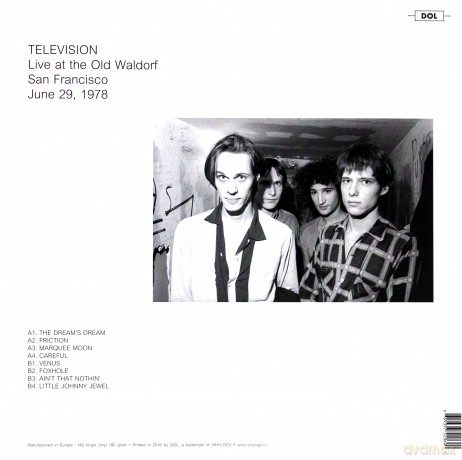 Television: Live at Old Waldorf in San Francisco June 29. 1978 KSAN [Winyl]