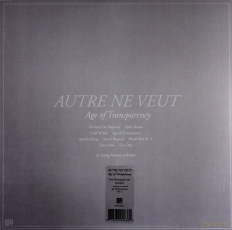 Autre Ne Veut: Age Of Transparency [2xWinyl]