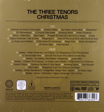 Domingo/Carreras/Pavarotti: The Three Tenors Christmas In Tin Box [BOX] [CD]+[DVD]