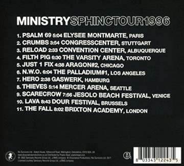 Ministry: Sphinctour (digipack) [CD]