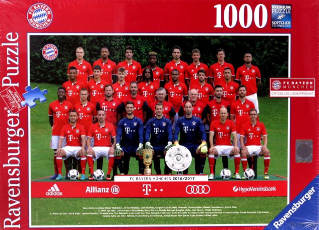 RAVENSBURGER 1000 el. FC Bayern Monachium 16/17 [PUZZLE]