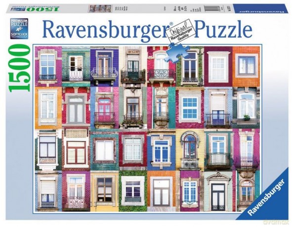 RAVENSBURGER 1500 el. Okna w Porto [PUZZLE]