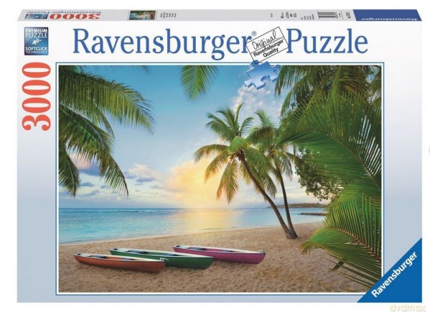 RAVENSBURGER 3000 el. Raj pod palmami [PUZZLE]