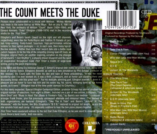 Duke Ellington: First Time! The Count Meets The Duke [CD]
