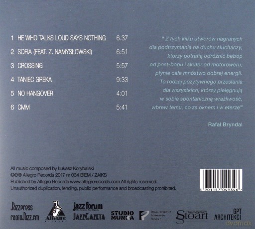 Łukasz Korybalski: CMM [CD]