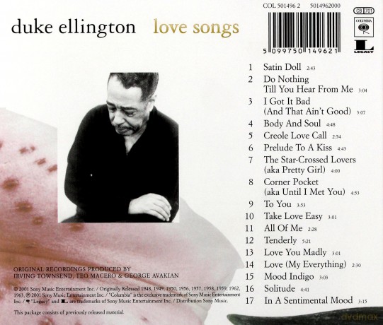 Duke Ellington: Love Songs [CD]