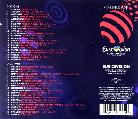 Eurovision Song Contest 2017 Kyiv [2CD]
