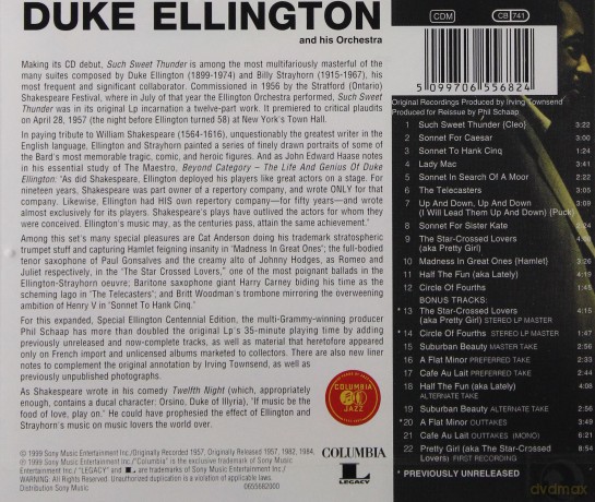 Duke Ellington: Such Sweet Thunder [CD]