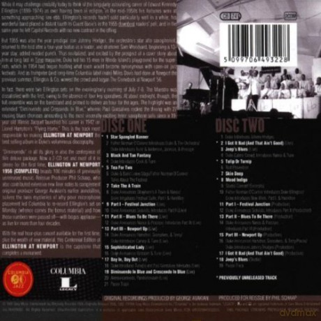 Duke Ellington: Ellington At Newport 1956 (Complete) [2CD]