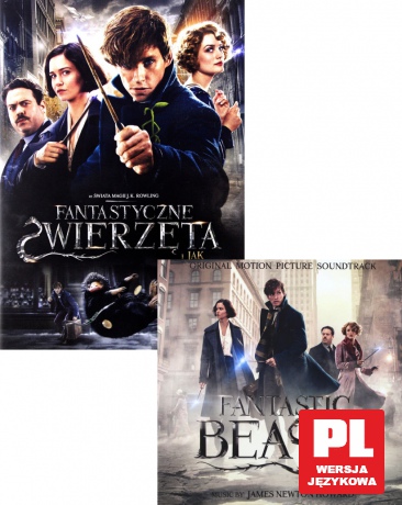 Fantastyczne zwierzęta i jak je znaleźć + soundtrack Pakiet [DVD]+[CD]