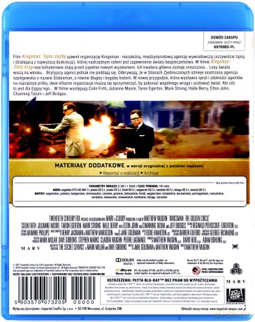 Kingsman: Złoty Krąg [Blu-Ray]