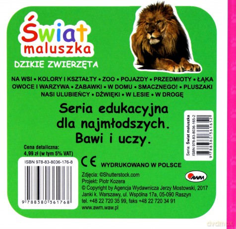 Dzikie zwierzęta. Świat maluszka - Piotr Kozera [KSIĄŻKA]