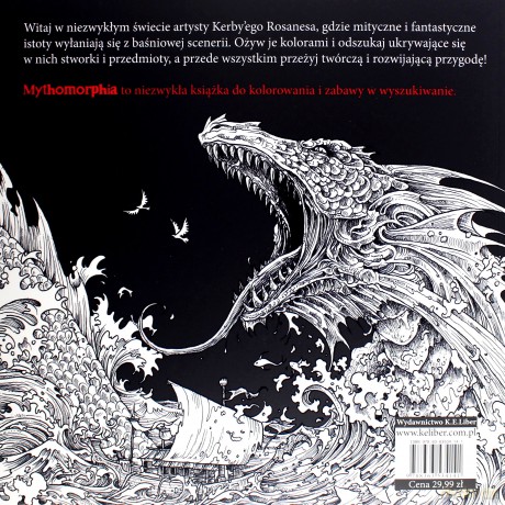 Mythomorphia ekstremalne kolorowanie i wyszukiwanie - Kerby Rosanes [KSIĄŻKA]
