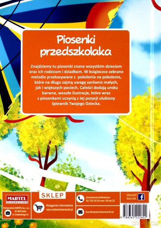 Piosenki przedszkolaka [KSIĄŻKA]