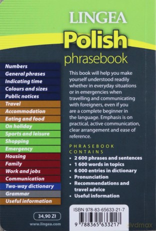 Rozmówki polskie Polish phrasebook [KSIĄŻKA]