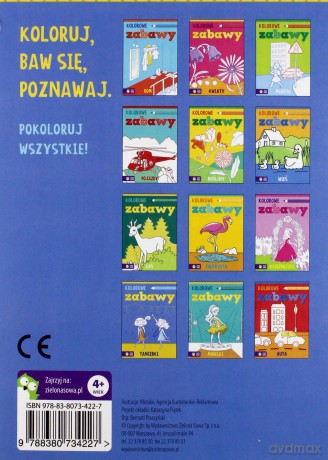 Tancerki. Kolorowe zabawy [KSIĄŻKA]