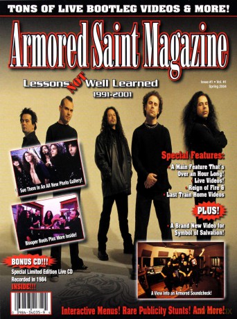 Armored Saint: A.S. Magazine: Lessons Not Well Learned [BOX] [DVD]+[CD]