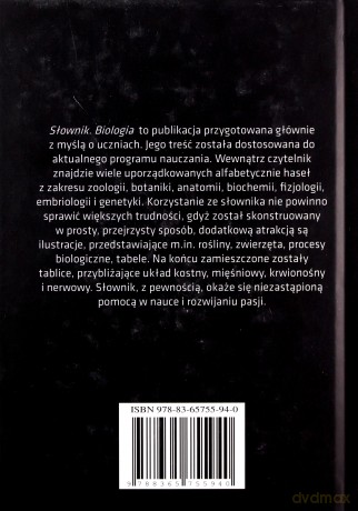 Słownik. Biologia [KSIĄŻKA]