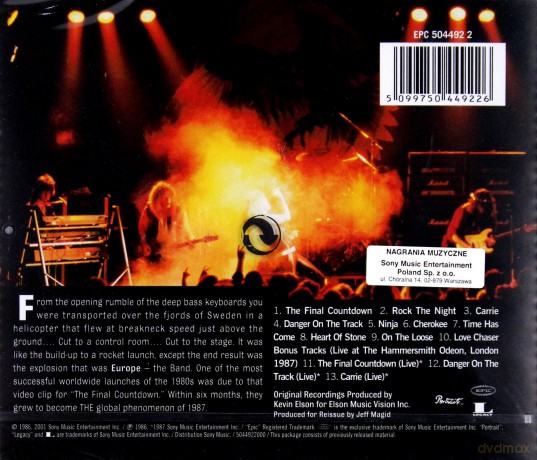 Europe: The Final Countdown [CD]