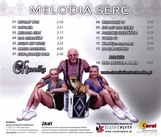 Claudia i Kasia Chwołka: Melodia serc [CD]