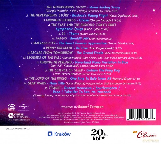 Festiwal Muzyki Filmowej Kraków 2017 [CD]